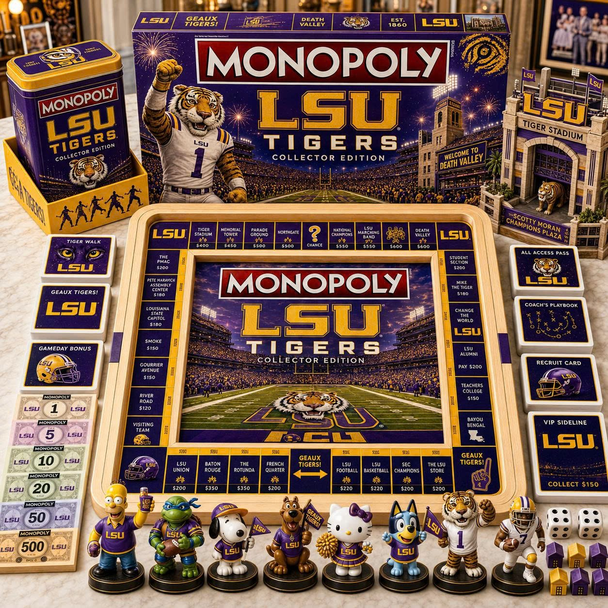 Premium LSU Board Game NHVH