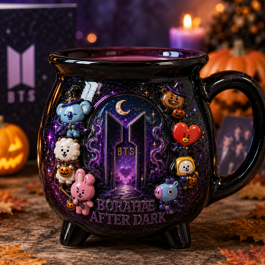 Premium BTS Witch Cauldron Mug NPL