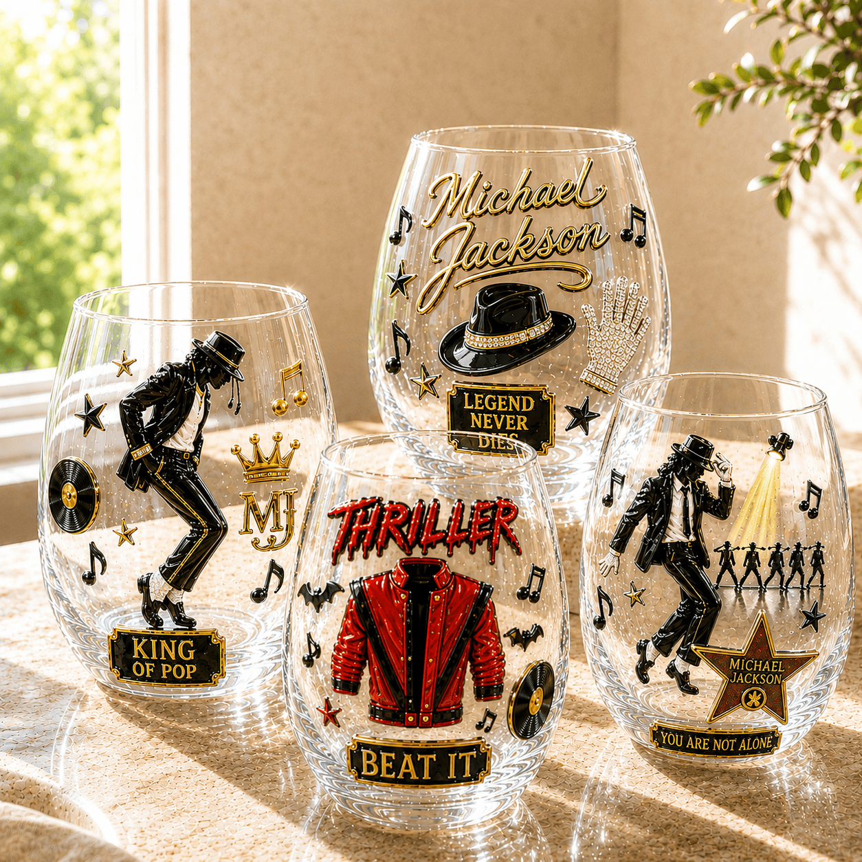 Premium MJS Whiskey Glass Set TMH